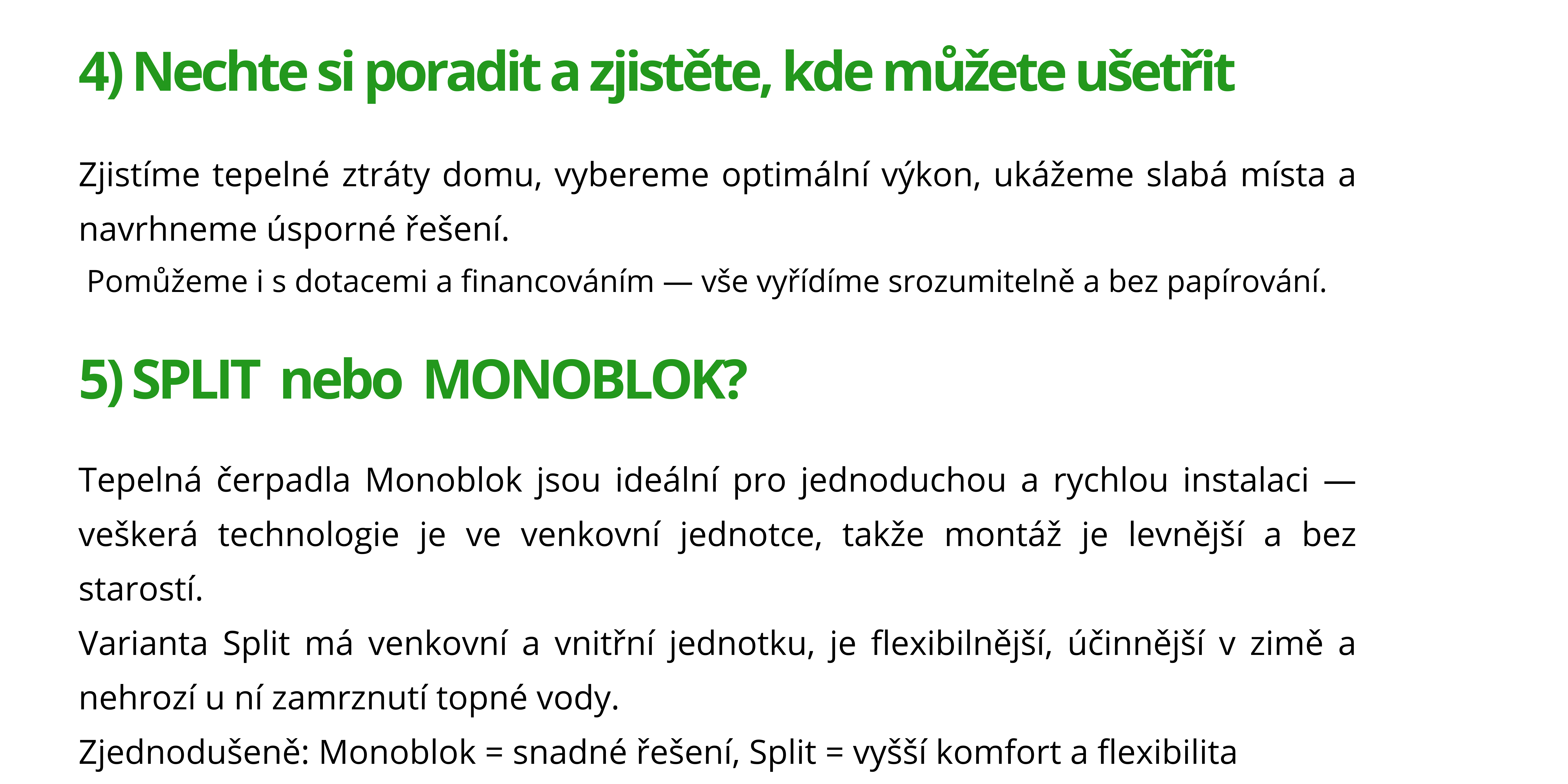 Monoblok split nejlevnější tepelka